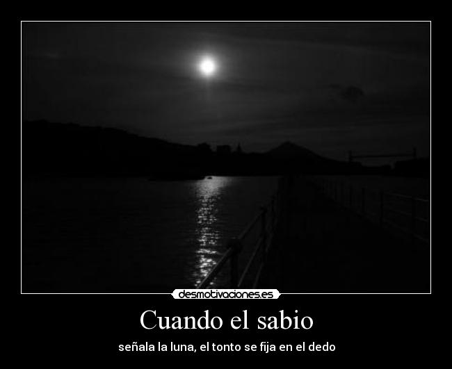 Cuando el sabio - 