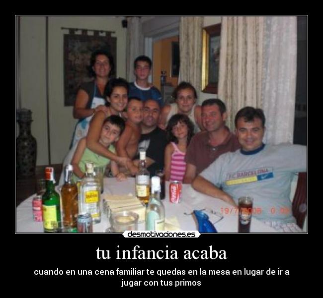 tu infancia acaba - 