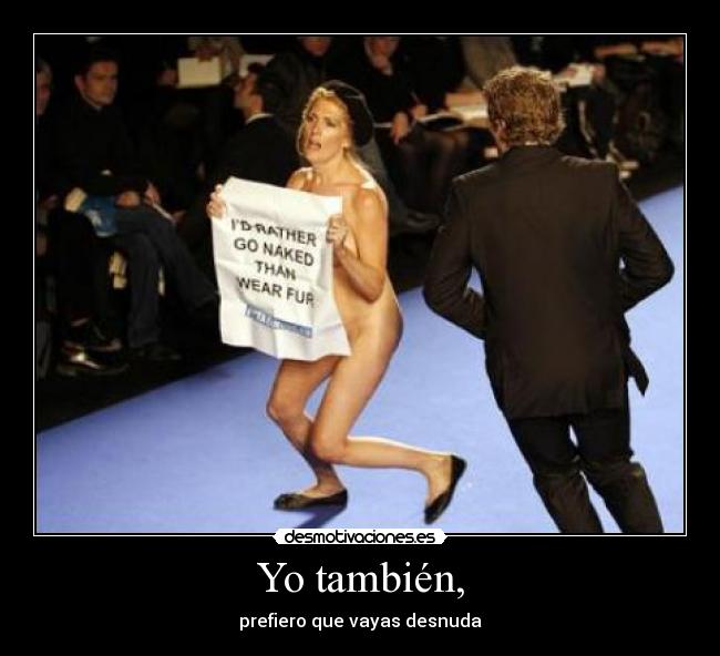 Yo también, - 