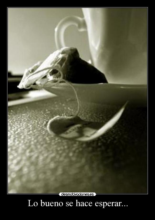 Lo bueno se hace esperar... -