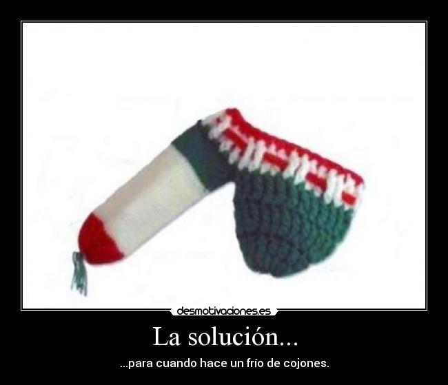 La solución... -