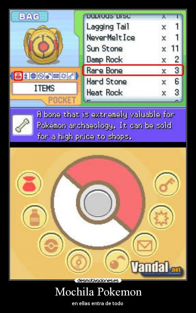 Mochila Pokemon - en ellas entra de todo