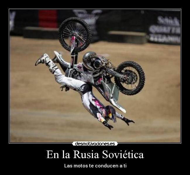 carteles rusia sovietica motos desmotivaciones