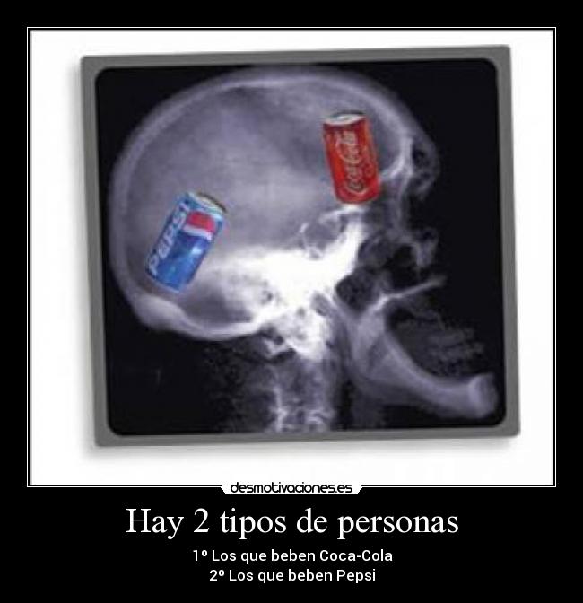 Hay 2 tipos de personas -