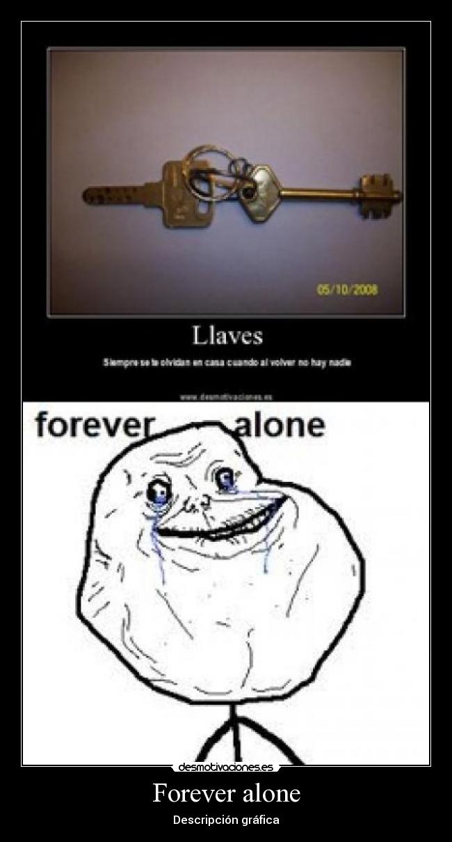 Forever alone - Descripción gráfica