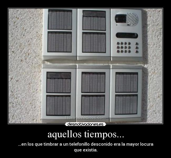 aquellos tiempos... - 