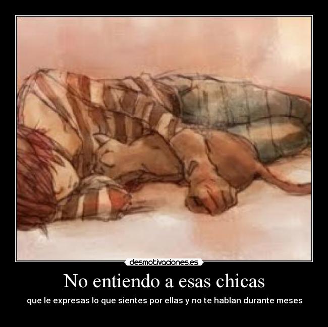 No entiendo a esas chicas -