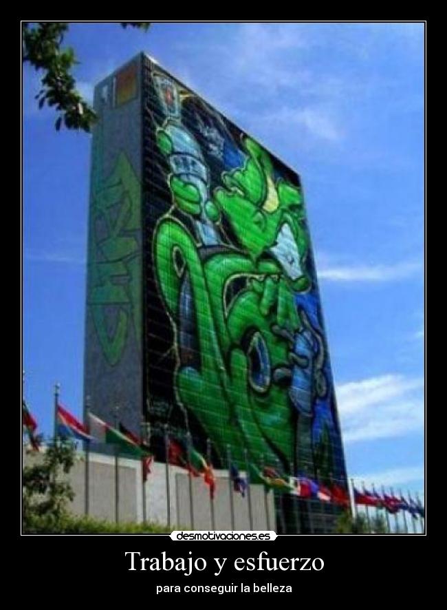 Trabajo y esfuerzo - para conseguir la belleza