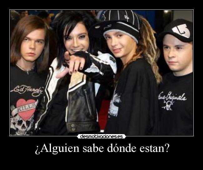 ¿Alguien sabe dónde estan? -