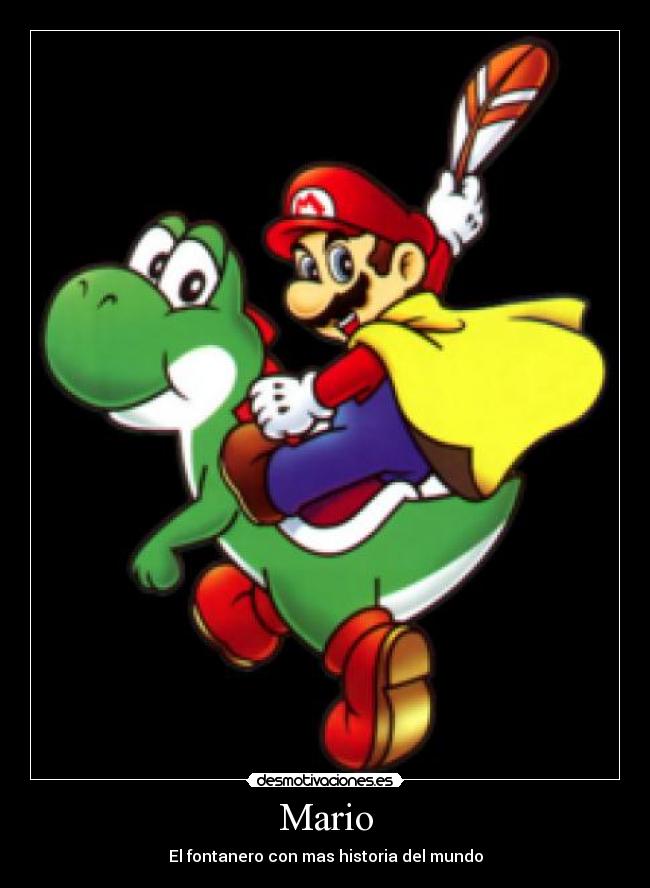 Mario - El fontanero con mas historia del mundo