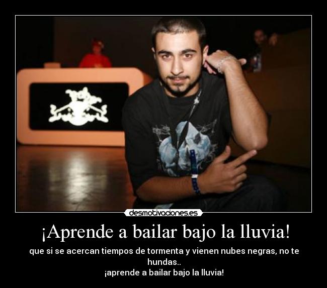 ¡Aprende a bailar bajo la lluvia! -