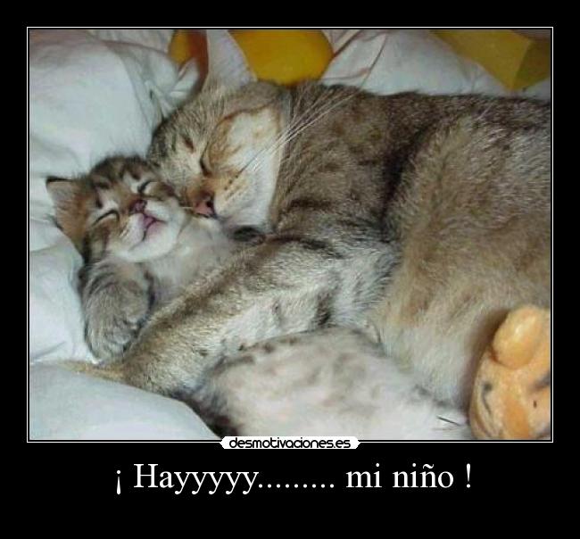 ¡ Hayyyyy......... mi niño ! -