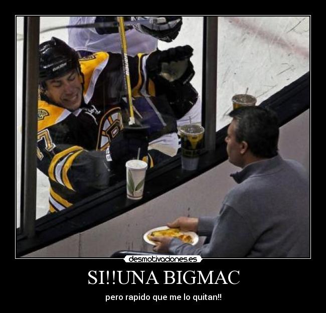 SI!!UNA BIGMAC - pero rapido que me lo quitan!!
