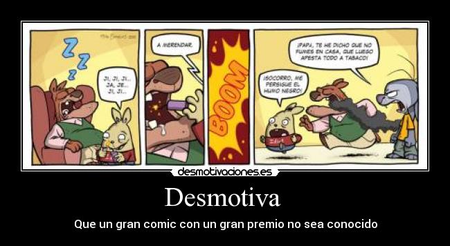 Desmotiva - Que un gran comic con un gran premio no sea conocido