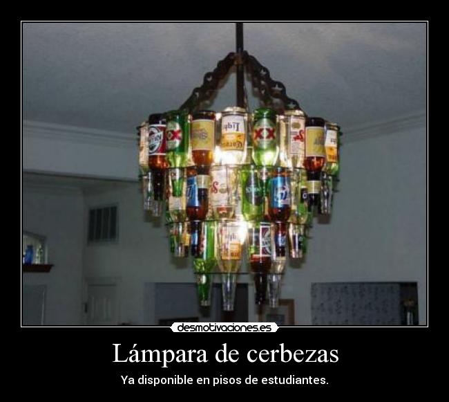 Lámpara de cerbezas -