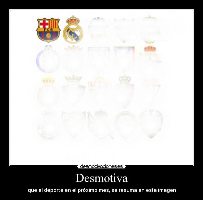 Desmotiva - que el deporte en el próximo mes, se resuma en esta imagen