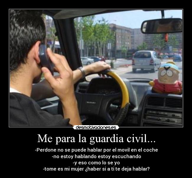 Me para la guardia civil... - 