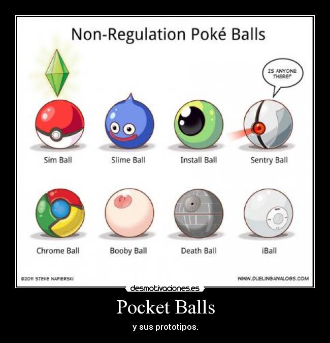 Pocket Balls - y sus prototipos.
