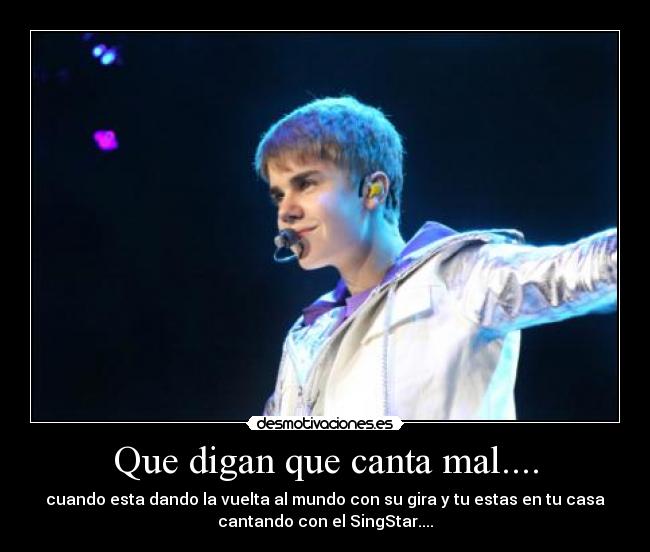 Que digan que canta mal.... -