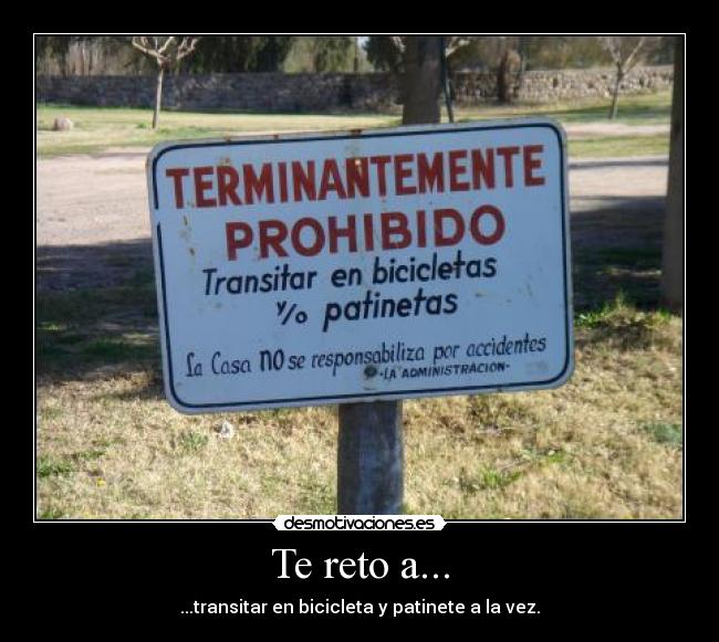 Te reto a... -