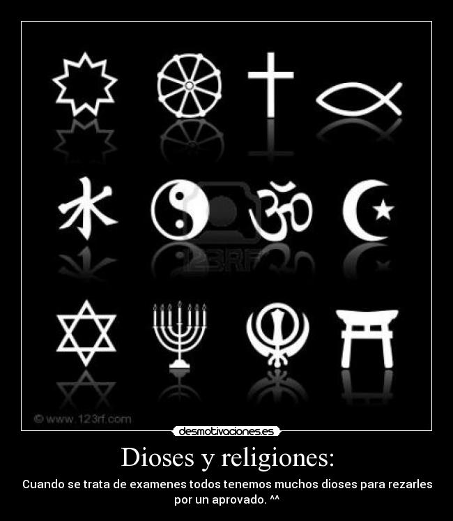 Dioses y religiones: - 