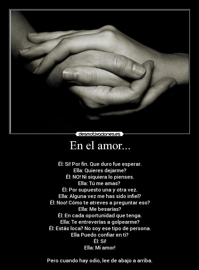 En el amor... - 