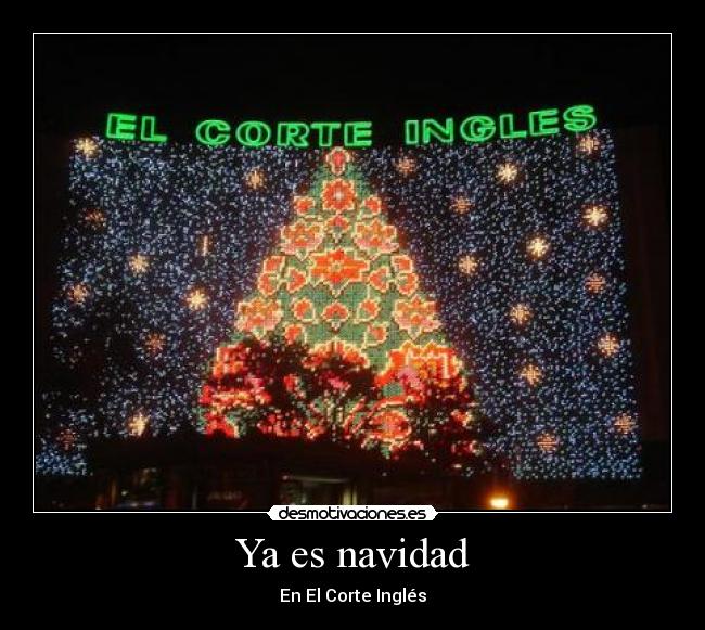 Ya es navidad -