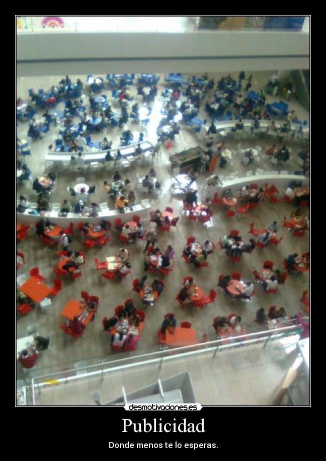 Publicidad - Donde menos te lo esperas.