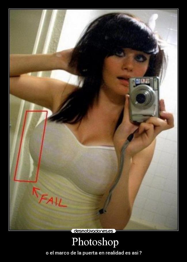 Photoshop - o el marco de la puerta en realidad es asi ?