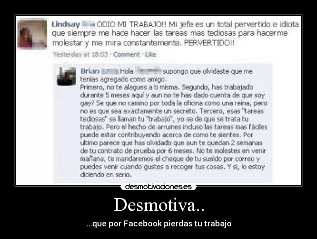 Desmotiva.. -