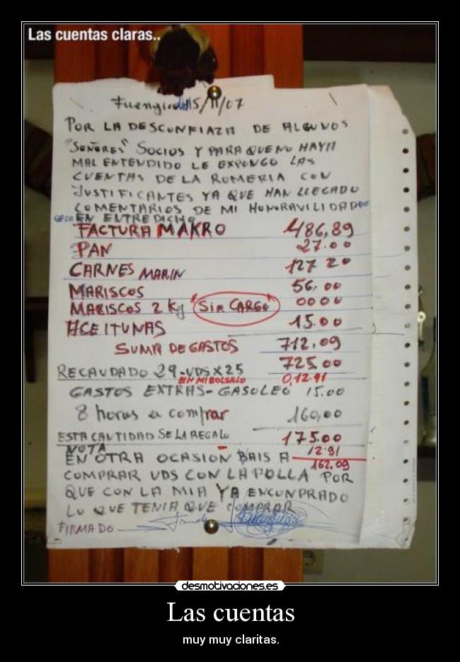Las cuentas -