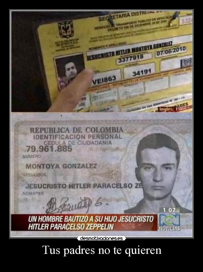 Tus padres no te quieren -