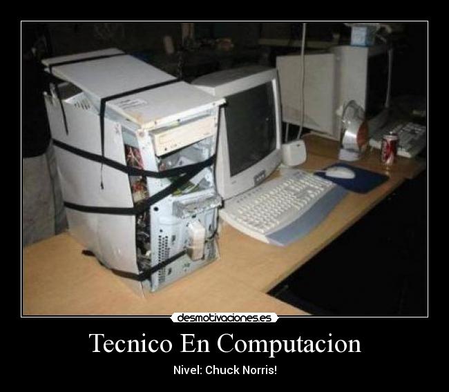 carteles tecnico computacion desmotivaciones