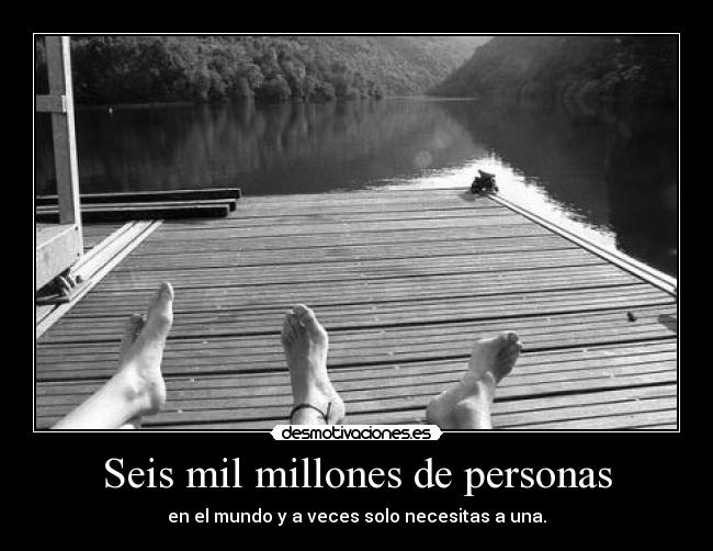Seis mil millones de personas -