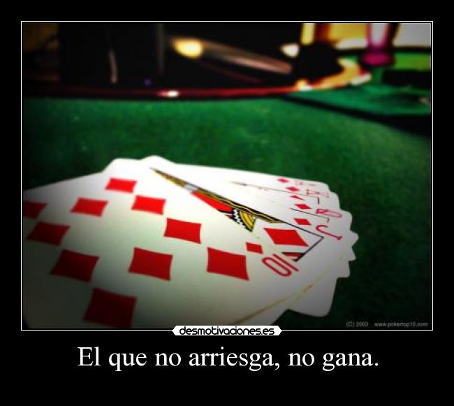 carteles poker cartas dinero amor desmotivaciones