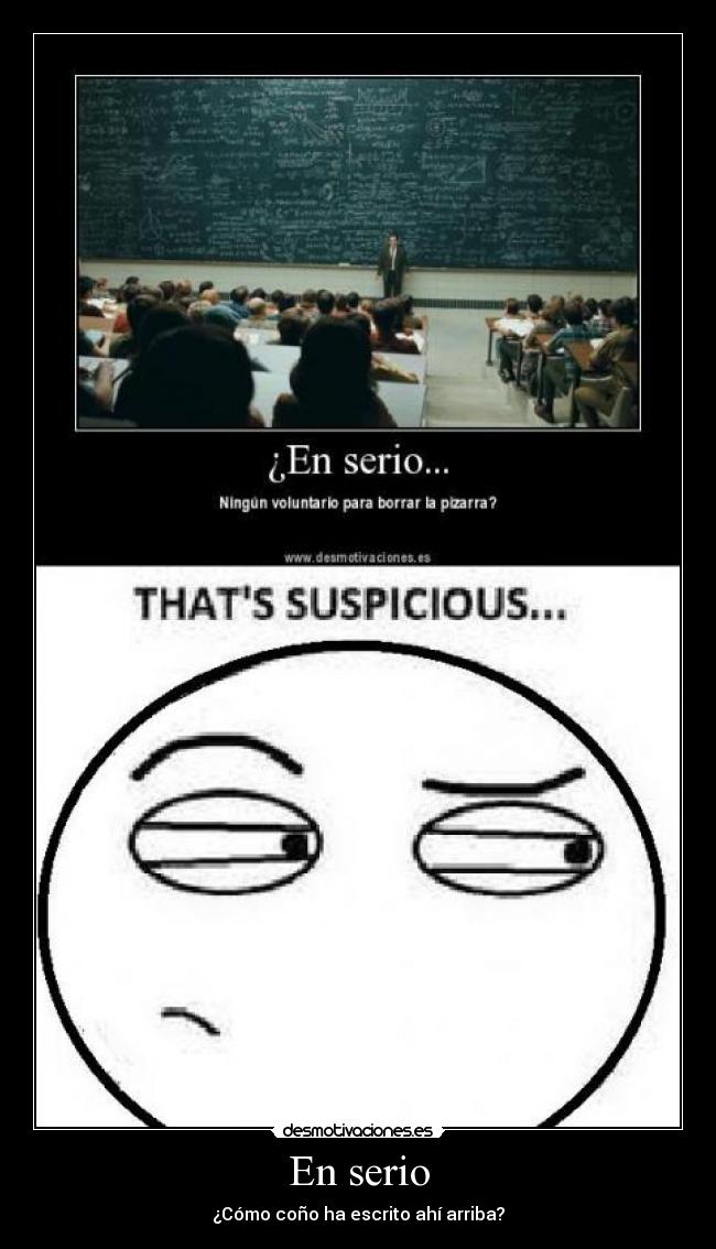 En serio -