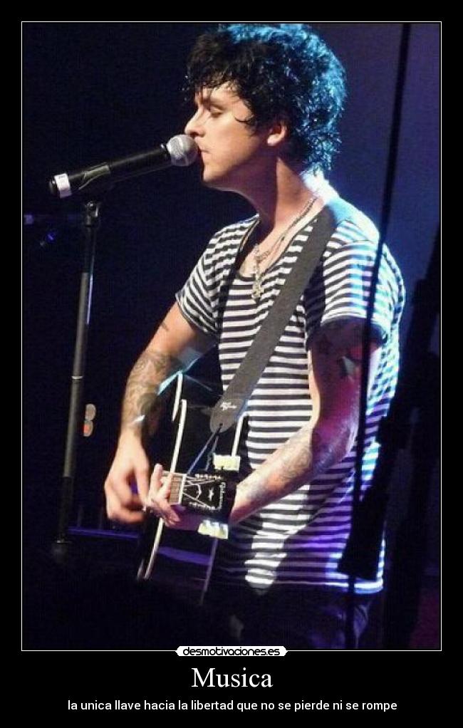 Musica - la unica llave hacia la libertad que no se pierde ni se rompe