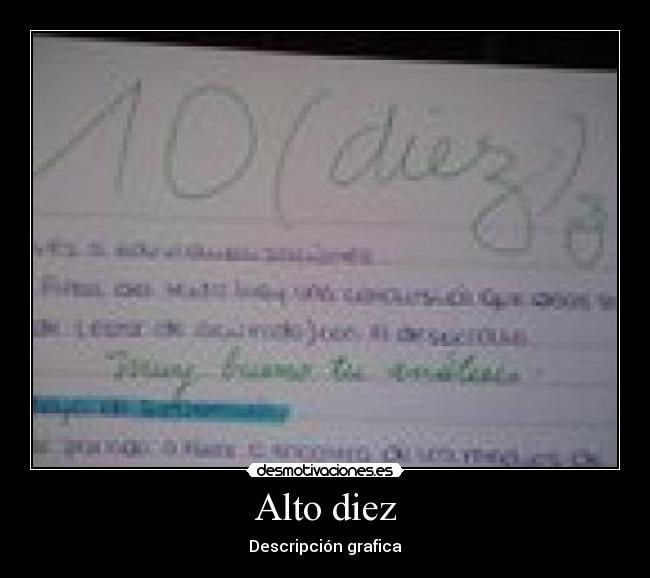 Alto diez - 