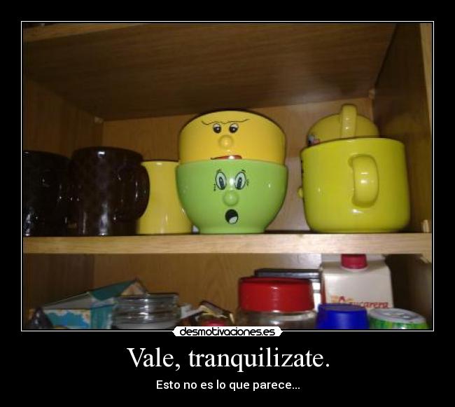 Vale, tranquilizate. -