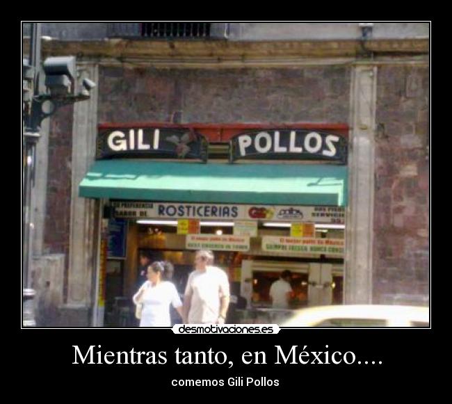 Mientras tanto, en México.... -