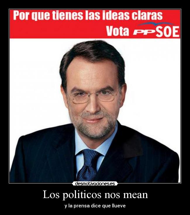 Los politicos nos mean - 