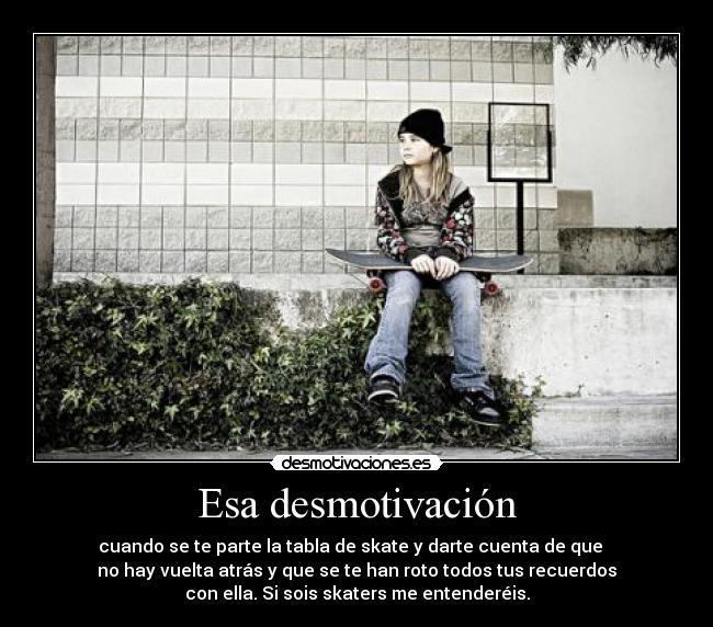 Esa desmotivación -