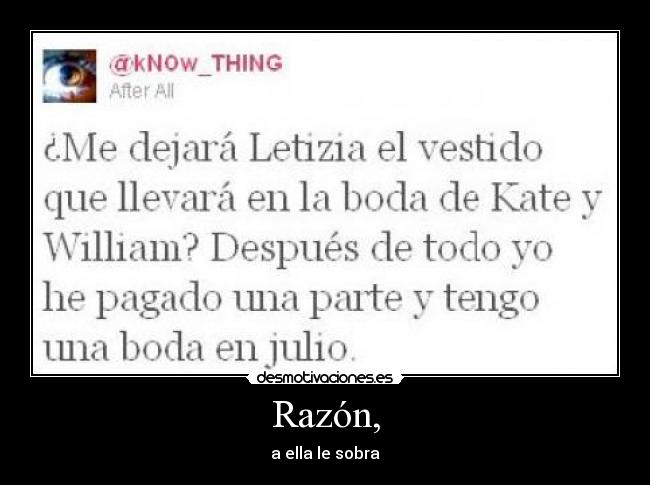 Razón, - 