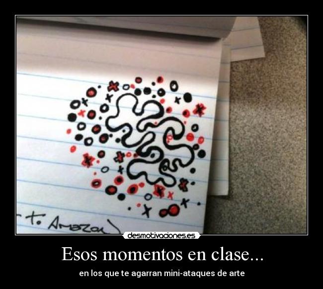Esos momentos en clase... -