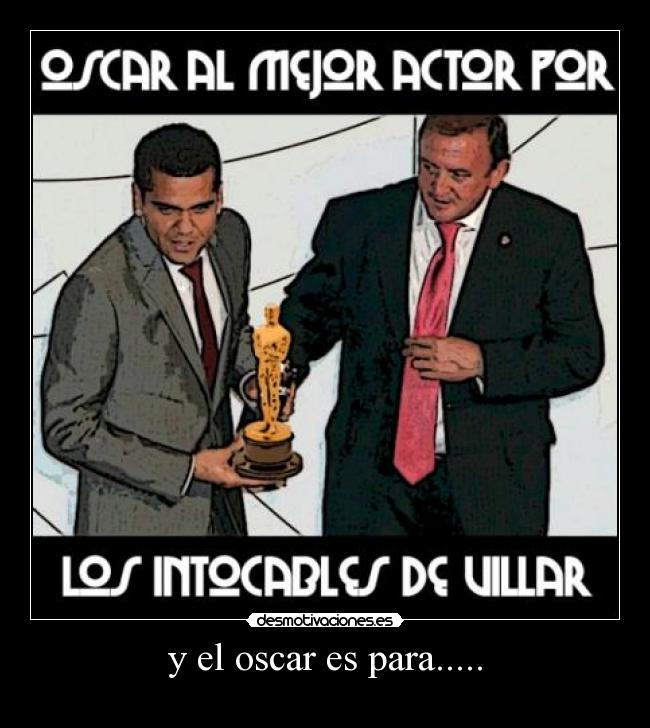 y el oscar es para..... -