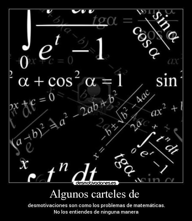 Algunos carteles de -