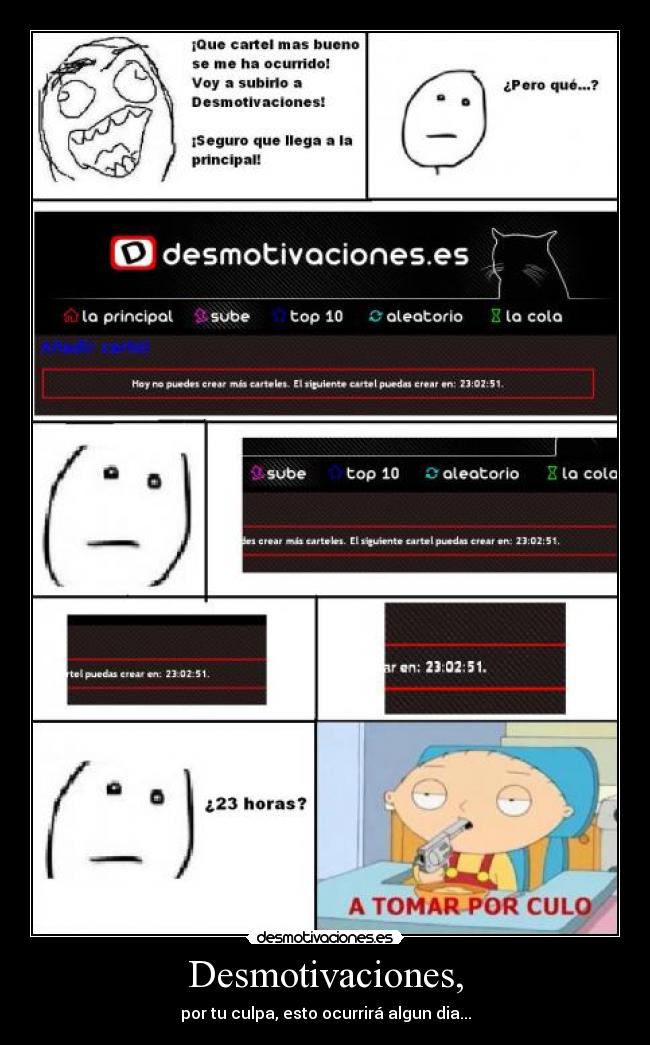 Desmotivaciones, -