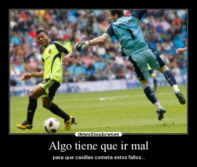 Algo tiene que ir mal -