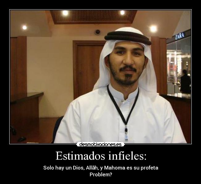 Estimados infieles: -