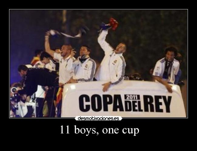 11 boys, one cup - 